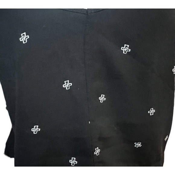 Urban Outfitters Silence & Noise Black/White Crop Camisole Zip Up Top Size Small - Picture 2 of 7